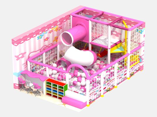 De zachte speelplaats van de kinderen van het suikergoedhuis, het spelstructuren van het Antibarst binnenschuim