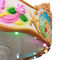 6 de Carrousel van het spelersPretpark berijdt Muntstuk In werking gestelde Jonge geitjes Arcade Game Machine