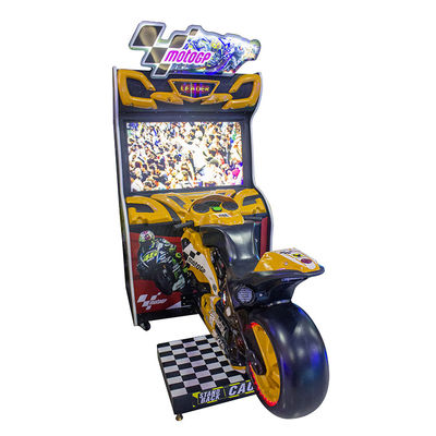 Muntstukop van het moto stelde GP spel van het Arcadevermaak Video de Simulatormuntstuk de Machine van het arcadespel voor Game Center in werking