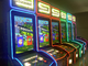 De binnen van de de Afkoopmachine van het Vermaakkaartje Machine van Arcade Crossing Road Prize Game