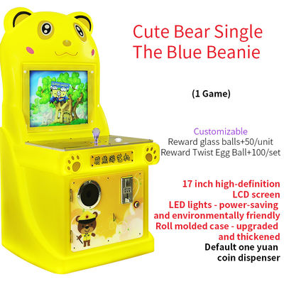 17 inch Indoor Kinderen Coin-aangedreven Joystick Game Machine