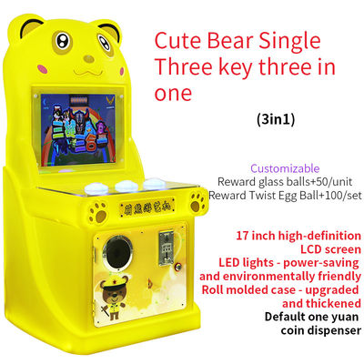 17-inch Single-player Coin-aangedreven Three-key Three-in-one Game Machine