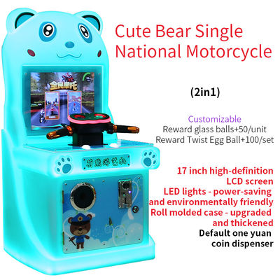 Arcade racemachine kasten spel Coin Mall Machine National Motorcycle Single Racing Game