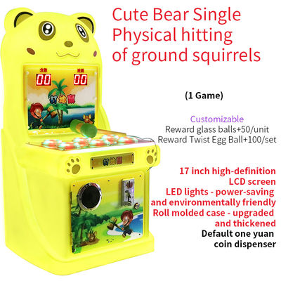 Elektronisch spel met munten - Fysiek Whack-a-mole Tapping Game
