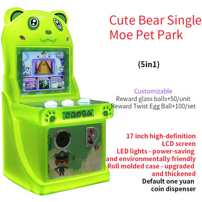 Single-player Arcade 17-inch munten bediende knop spelmachine
