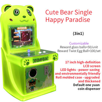 17 inch munten bediend pretpark joystick arcade game machine