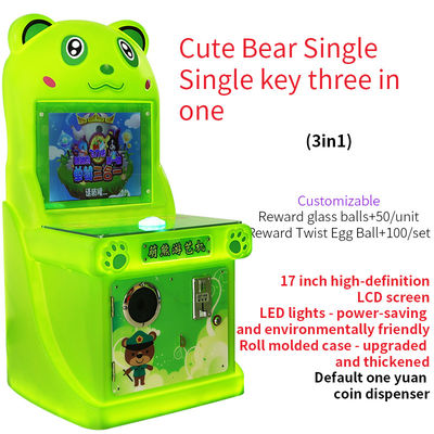 Indoor Coin-operated Entertainment Machine met Single-button Three-in-one Game Console 17 inch