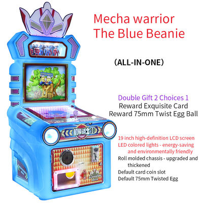 Muntmanagement Avonturen van Mech Warrior Little Blue Hat Kinders Arcade Games