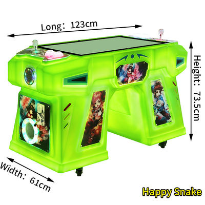 Groene coin-op arcade te koop Twee Persoon Arcade Machine Snake Game Console