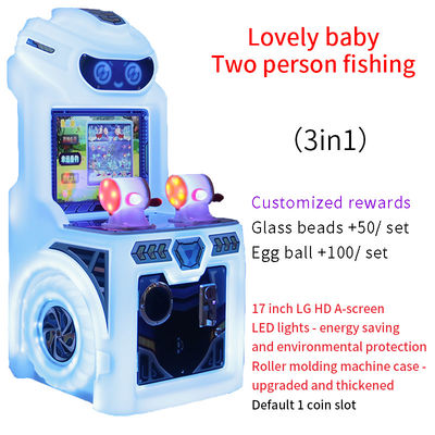 Branded Coin-operated Arcade Games For Sale Tweepersoons Fishing Joystick Game Machine