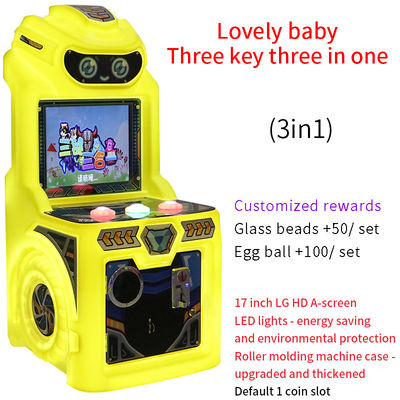 17 inch Indoor Coin-operated Arcade Game Joystick Game - Drie-knop drie-in-één knop spelmachine
