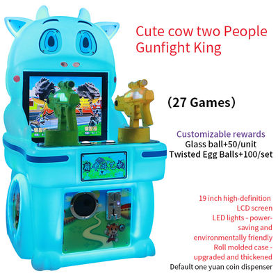 Commerciële met munten bediende arcade-machines te koop Twin Gunfight King Machine