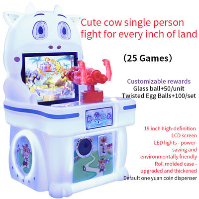 Monetafgedreven arcade spelmachine voor kinderen Een enkele persoon moet vechten