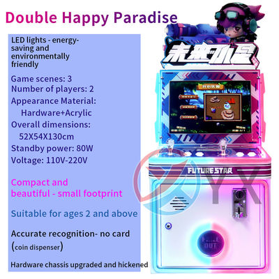 19-Inch Indoor Dubbele-speler Happy Paradise Muntgebaseerde Speelautomaat