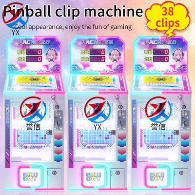Nieuwe Pinball Clip Machine Internet Celebrity Gift Machine Supermarkt Game City Kinders Scan Code, Coin bediend Commerciële Stall Game Machine