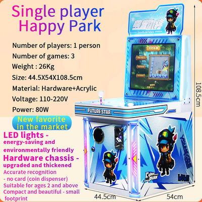 Single Player Happy Amusement Park Game Arcade Game Machine Video Game Coin Logistiek Tracking