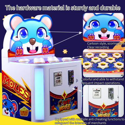 Geschikt voor alle leeftijden Spelmachine met vuil-bestendige donkere kleuren Makkelijk te onderhouden Spelmachine met een dromerig blauw exterieur winst maken Whack Een mol spel voor pretparken