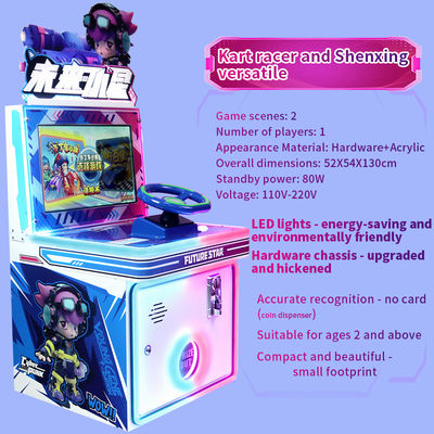 Kinderspel Entertainment Single-player Race Muntautomaat Arcade Spel Scherm Machine