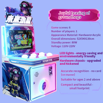 Muntgevoede Kinder Arcade Spelmachine Met De 