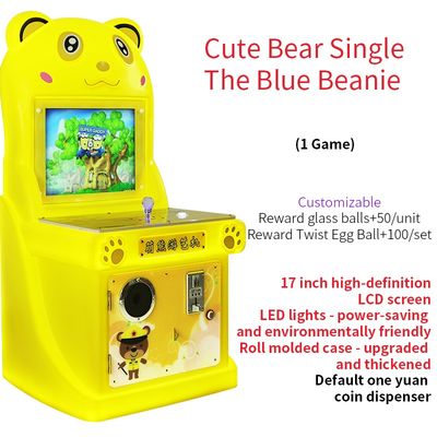 17 inch Cute Bear Een populair kinderspeletje met een munt-aangedreven joystick