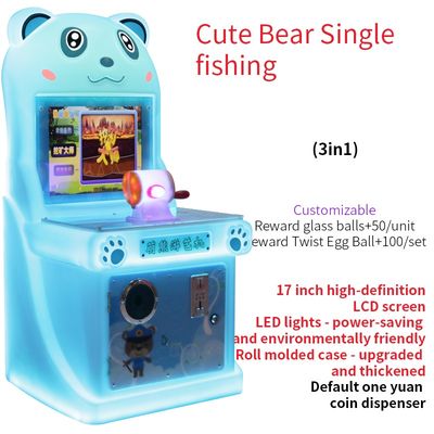Leuke beer vissen leuk Mini Automatische automaten 220V Kinders Arcade Machine