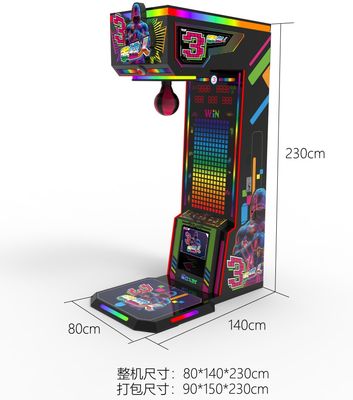Grote indoor entertainment munt-aangedreven cartoon-thema arcade boksen spel machine